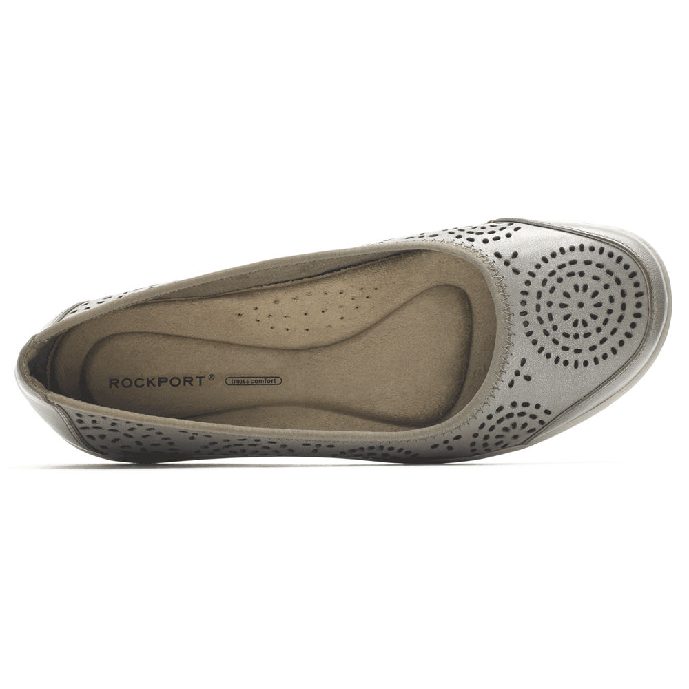 Slip-Ons Rockport Mujer Mexico - Daisey Ballet Grises - FCBWL7309